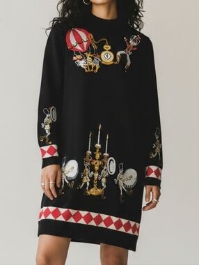 D&G Inspired Fantasy Fairytale Sweater Dress